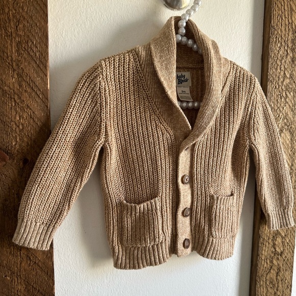 New Oshkosh B'gosh Baby Boys Chunky Knit Button-Front Cardigan Size 9 Months - Picture 10 of 16